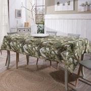 Τραπεζομάντηλο Lugo Green Teoran 135X180cm Βαμβάκι-Πολυέστερ
