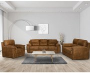 MATIS Τριθέσιος καναπές κρεβάτι Boss Κονιάκ 236x90x92εκ. MATISE67278541