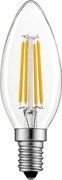 Λαμπτήρας LED Filament E14 Candle 6.5W 6000K  (10 τεμάχια)