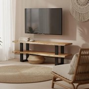 Έπιπλο τηλεόρασης Fuji φυσικό μασίφ ξύλο ακακίας 140x40x52εκ 140x40x52 εκ.