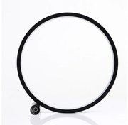 Designnest Round Table Lamp Heng Touch Σφαιρική διακοσμητική λάμπα διαμέτρου 25 εκατοστών με ροοστάτη αφής Μαύρο DH1386/RDTC25 Μαύρο