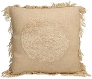 Μαξιλάρι ArteLibre Κύκλος Μπεζ Βαμβακερό 45x45cm Arte-05153944