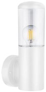 Adeleq Απλίκα Pc Κύλινδρος Up Φ91mm H30cm Ντουί Ε27 Ip44 Λευκή 9-910