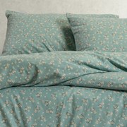 Ζεύγος Φανελένιες Μαξιλαροθήκες (53x72) Melinen Winter Line Fay Petrol