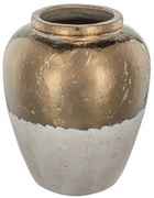 Βάζο Διακοσμητικό Candia 1344 33x33x40cm Bronze-Beige Artekko Κεραμικό