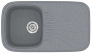 Sanitec Classic 315 Metallic Silver Νεροχύτης
