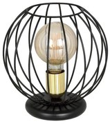Επιτραπέζιο Φωτιστικό 1xE27 Ατσάλι ALBIO Made in Poland Emibig-144/LN1-Μαύρο 144/LN1