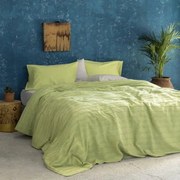 Κουβέρτα Oleada Green Nima Υπέρδιπλο 230x250cm 100% Βαμβάκι