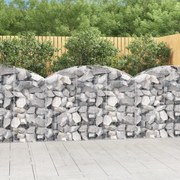 Συρματοκιβώτιο Τοξωτό 150x30x100/120εκ. από Γαλβανισμένο Χάλυβα 153445