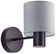 Φωτιστικό Τοίχου - Απλίκα Adept 77-8313 14x23x17cm 1xE27 60W Black-Grey Homelighting