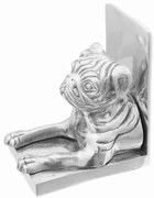 vidaXL Βιβλιοστάτες 2 pcs Ασημί 12 x 15 x 18 εκ. Αλουμίνιο