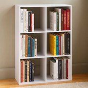 Βιβλιοθήκη Δαπέδου 6 Θέσεων (67.5x32x100.5) F-V Box Mix White 138909C