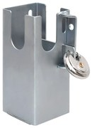 Κλειδαριά Κοτσαδόρου Ασημί 11 x 11 x 23,5 εκ. από Ατσάλι