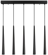Φωτιστικό Οροφής - Ράγα Ugur 892OPV1602 78x5x135cm 5xLed 3W 2700K Black Opviq