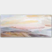 Πίνακας Καμβάς 451ERN1174 120x50cm Multi Wallity Οριζόντιοι Ξύλο, Καμβάς