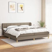 ΚΡΕΒΑΤΙ BOXSPRING ΜΕ ΣΤΡΩΜΑ TAUPE 200X200 ΕΚ. ΥΦΑΣΜΑΤΙΝΟ 3126833