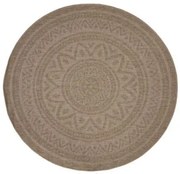 Ψάθινο Χαλί Avanos 8871 White Στρόγγυλο Round 160 x 160