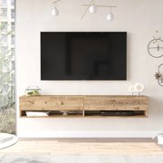 Έπιπλο Τηλεόρασης ArteLibre SONNING Πεύκο Μοριοσανίδα 180x31.6x29.6cm-15350034