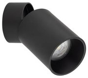 Απλίκα Φωτιστικό Τοίχου GU10 10W IP20 Logan TK Lighting-5372-Μαύρο 5372