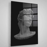 Πίνακας Γυάλινος  401MGN3521 70x100cm Black-White Wallity Κάθετοι Γυαλί