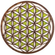 Διακοσμητικό Τοίχου Geometric 931NTR1107 44x1,6x44cm Multi Wallity Mdf