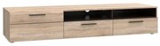 ΕΠΙΠΛΟ TV SOLO 180X52X34CM ΔΕΞΙ SONOMA-WENGE MDF ΚΑΜΠΥΛΩΤΟ ΤΕΛΕΙΩΜΑ ΣΤΙΣ ΠΟΡΤΕΣ