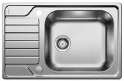 Blanco Dinas XL 6 S Compact Stainless Steel Brushed Finish Ανοξείδωτος Ενθετος Νεροχύτης 78x50cm