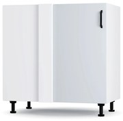 Modest Κάτω Γωνιακό Ντουλάπι Γκρι 80x48x82εκ