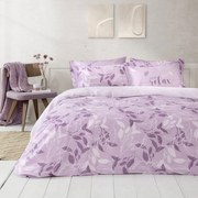 Σεντόνια Florelia Με Λάστιχο (Σετ 4τμχ) Lila Nima Υπέρδιπλo 160x232cm 100% Βαμβάκι