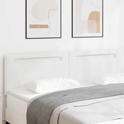 vidaXL Κεφαλάρι Επιτοίχιο με κεφαλάρι Λευκό 180 cm PVC