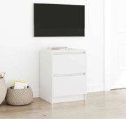 vidaXL Έπιπλο Τηλεόρασης Λευκό 40x35x54 εκ. από Επεξεργ. Ξύλο