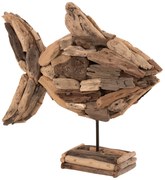 Intrahome ΕΠΙΤΡΑΠΕΖΙΟ ΔΙΑΚΟΣΜΗΤΙΚΟ ΨΑΡΙ UPINGCASABLANCALTCASABLANCAION ΣΕ ΦΥΣΙΚΟ 40x12x40Υ εκ. intraho-1521956