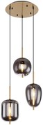 Φωτιστικό Κρεμαστό Globo Lighting BLACKY I 15345-3MM