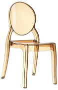 Siesta Elizabeth* Chair Clear Gold Polycarbonate metax-01-00-2714 διάστ.50.0000 x 47.0000 x 90.0000