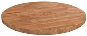 vidaXL Επιφάνεια Τραπεζιού Στρογγυλή Αν. Καφέ Ø30x1,5 εκ. Ξύλο Δρυός