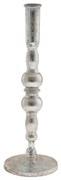 Κηροπήγιο Μεταλλικό Ασημί 9x27,5εκ. Zen Collection 24.3.49559