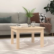 vidaXL Τραπεζάκι Σαλονιού Γκρι 45x45x30 εκ. από Μασίφ Ξύλο Πεύκου