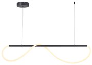Φωτιστικό Κρεμαστο Aca ZM36LEDP120BK KYMA Μαύρο Ματ (Black Mat) 3000K