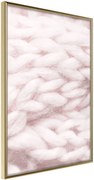 Αφίσα - Pale Pink Knit - 40x60 - Χρυσό - Χωρίς πασπαρτού