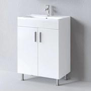 Πάγκος μπάνιου με νιπτήρα Skopelos 80 Λευκό 80x36x85εκ. 80x36x85 εκ.