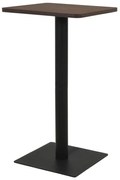 vidaXL Τραπέζι Bistro Σκούρο Σταχτί 50 x 50 x 107 εκ.