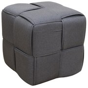 LINE ΣΚΑΜΠΟ GREY ΥΦΑΣΜΑ 40X40X40εκ. ZITA PLUS 40X40X40εκ.