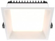 Χωνευτό Σποτ Οροφής Okno LED 18W 3000K Λευκό DL054-18W3K-W MAYTONI DL054-18W3K-W Λευκό