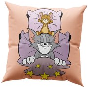 Beauty Home Μαξιλάρι με γέμιση Art 6194 Tom and Jerry 40x40 Εμπριμέ