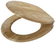 Καπάκι Λεκάνης Hetta 800589 Mdf 43,5x37,6x4cm Brown Tiger Mdf