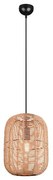 Φωτιστικό Οροφής Runa 303090132 35x150cm 1xE27 40W Black-Natural Trio Lighting