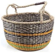 Καλάθι Διακοσμητικό Brandy M 0680058 30x30x18cm Multi Soulworks Seagrass