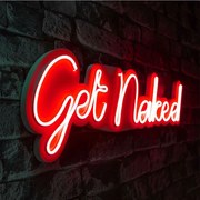 Διακοσμητικό Φωτιστικό Τοίχου Get Naked 395NGR2115 62x2x20cm Led 13,6W Red Wallity