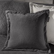 Διακοσμητική Μαξιλαροθήκη 2 Όψεων (40x40+3) Guy Laroche Avalon Carbon