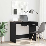 vidaXL Γραφείο Μαύρη δρυς 100 x 50 x 76 εκ. Επεξεργασμένο ξύλο